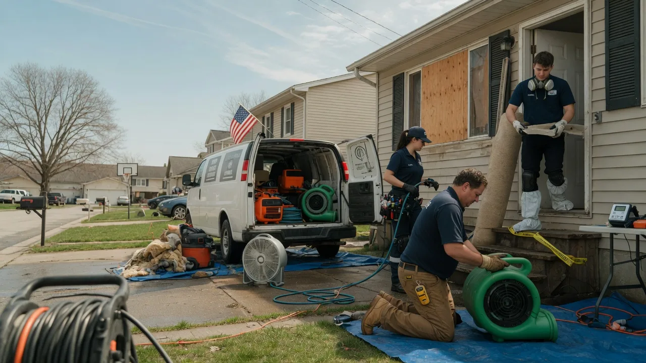 Water Damage Restoration in Fletcher, OH near me